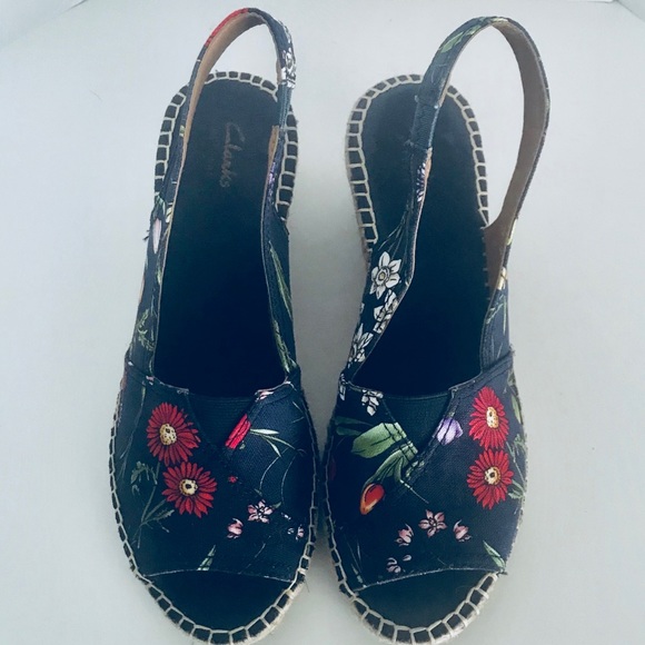 Clarks Shoes | Clarks Artisan Floral Espadrille Sandals | Poshmark